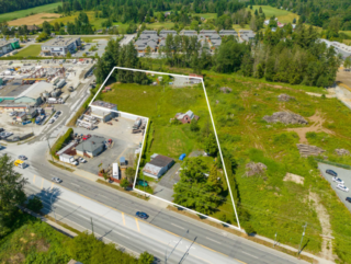 Future industrial site on Fraser Highway