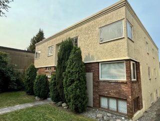 Three apartment buildings
