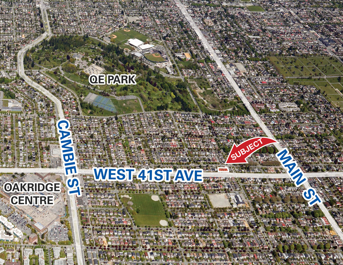 Development site in Oakridge area