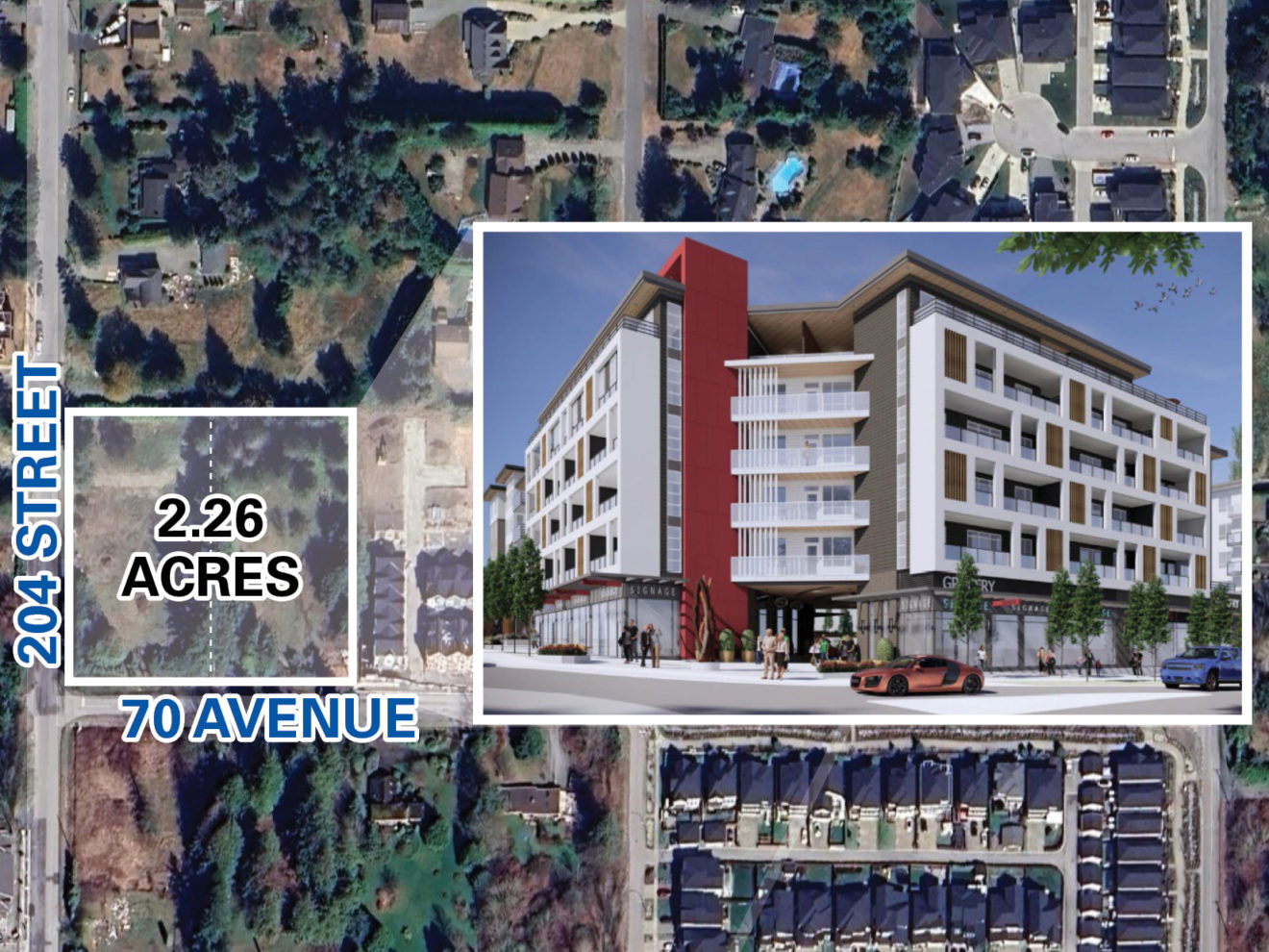 Court ordered wood-frame site