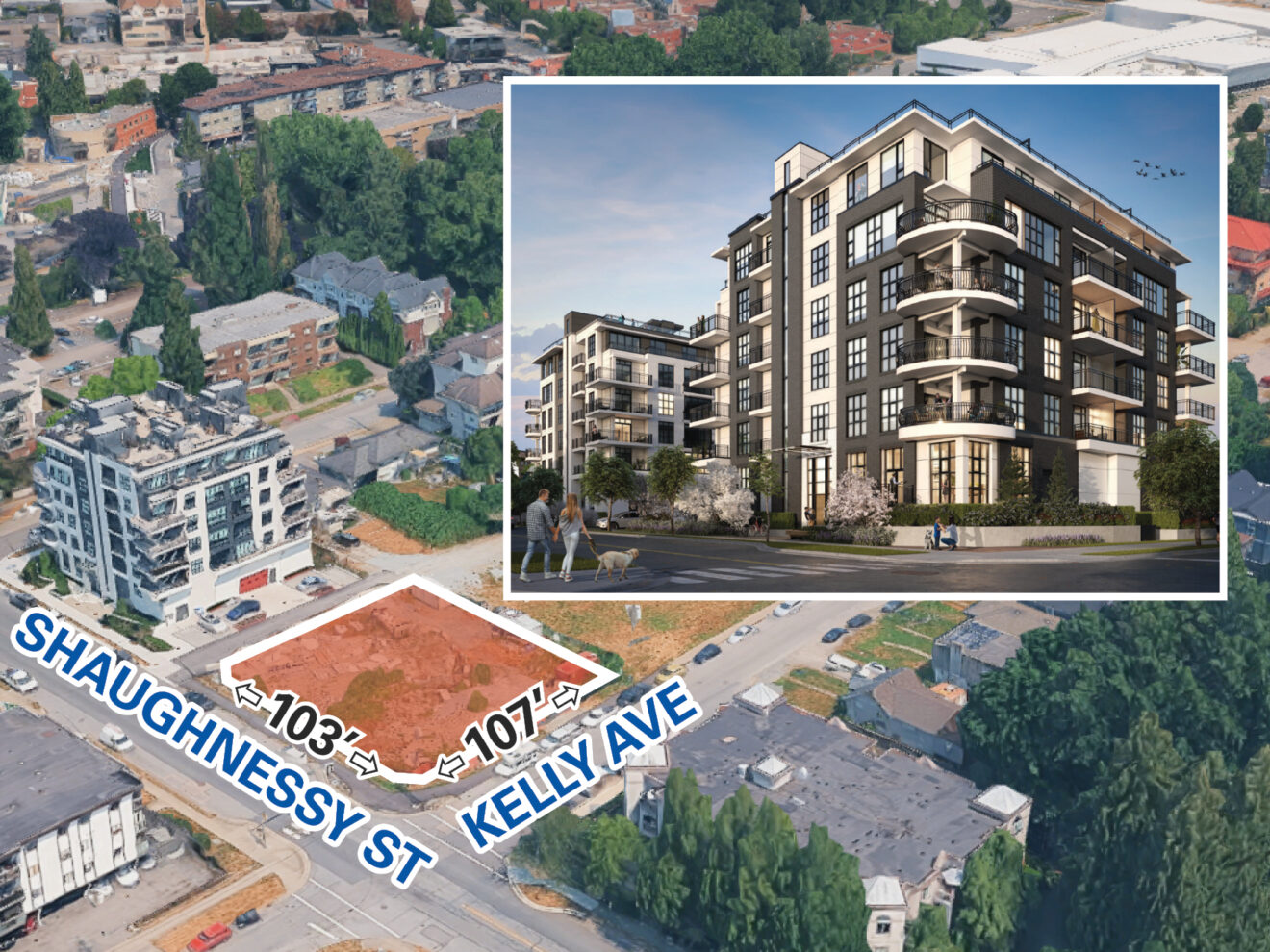 Shovel-ready six-storey development site