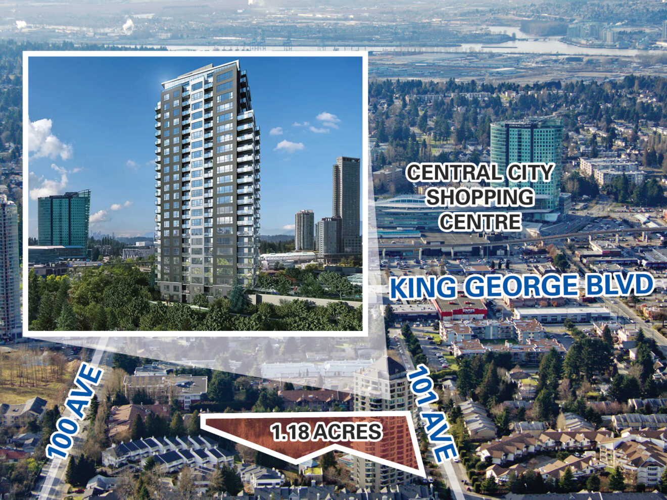 Surrey City Centre site by court order