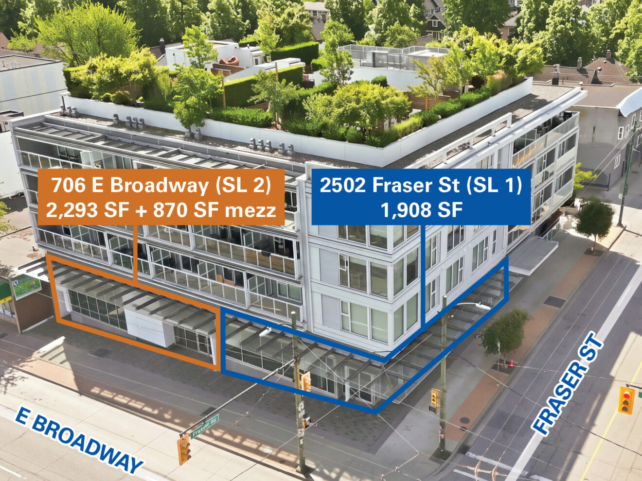 Commercial retail units by court order
