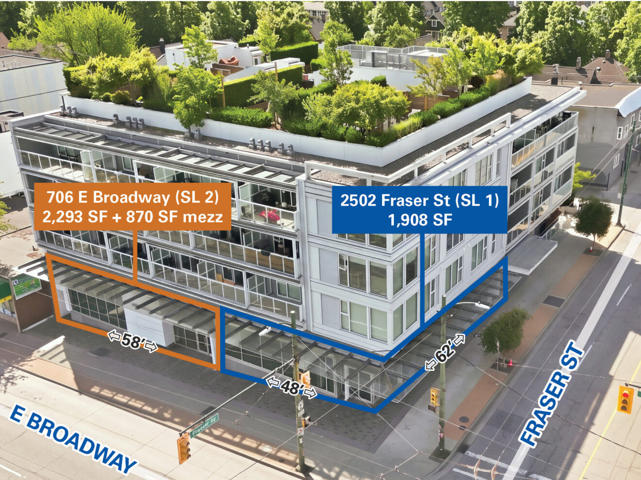 Commercial retail units by court order